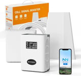 Amplificateur 5G 4G LTE 3G GSM Amplificateur Reseau Mobile pour la Maison sur la Bande 1, 3, 7 et 8 pour Orange SFR Free Bouygues Télécom et Plus, avec Écran Intelligent