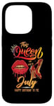 iPhone 14 Pro Womens This QUEEN Was Born In July Happy Birthday Case