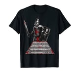 No Covenant With Evil And Show Them No Mercy Crusader Knight T-Shirt