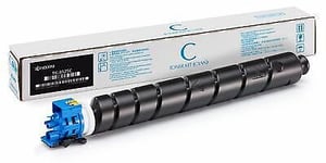 Genuine Kyocera TK-8525C (1T02RMCNL0) Cyan Toner Cartridge Open