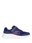 Skechers Kids' Dynamatic Speed Trainers, Navy/Lavender