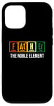 iPhone 12/12 Pro Father The Noble Element Funny Retro Science Fathers Day Case