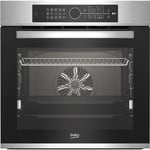 Four encastrable Beyond 72L, chaleur tournante 3D AeroPerfect, écran tactile, rallonge télescopique (BBIM12400XCS) - Beko