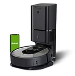 iRobot Roomba i7+ (i7556) - Aspirateur Robot connecté - Station d'autovidage - 2 Brosses Caoutchouc - Idéal Animaux - Cartographie, mémorise, s’adapte - Compatible Braava Jet m6 et Assistants vocaux