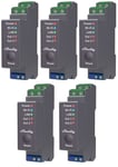 Shelly Pro 2 Din Wifi 2-ch 25a Grey 5-pack