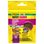 JBL PRONOVO DANIO GRANO, Aliment de Base pour les Barbus et petits Danios de 3-5 cm, Granulés pour Poissons, taille XS, 20 ml