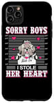 Coque pour iPhone 11 Pro Max Shih Tzu Dog Valentines Day I Stole Her Heart Valentine