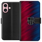 Apple iPhone 16 Plånboksfodral FC Barcelona