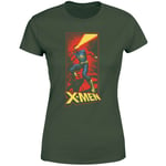 X-Men Cyclops Energy Beam Women's T-Shirt - Green - M