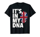 IT'S IN MY DNA Union Jack Flag England UK United Kingdom T-Shirt