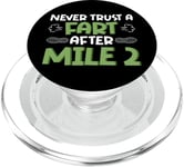 Running Runner Half Marathon Never Trust A Fart After Mile 2 PopSockets PopGrip for MagSafe