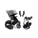 Baby Jogger City Elite 2 Duovogn inkl. BeSafe iZi Go Modular X2 i-Size Autostol Baby &  Base, Pike/Jet