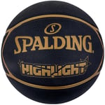 ballons de basket Unisexe, Spalding Highlight Ball, Noir