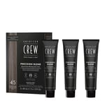 American Crew Precision Blend Naturel 3x40ml 4/5-teinture pour cheveux et barbe