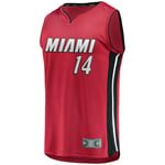 Miami Herro Sweat-shirt en jersey pour homme Motif Tyler Rouge # 14 Fast Break Statement Edition-M