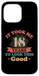 Coque pour iPhone 14 Pro Max Live Legend 18th years Vintage Birthday Party Celebration