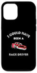 Coque pour iPhone 12/12 Pro Voiture de course Petrolhead Mechanic Race Driver Dad Père