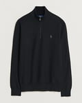 Polo Ralph Lauren Textured Half-Zip Polo Black