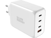 Silver Monkey Lader Gan Lader Silver Monkey Sma154 200W 3Xusb-C Pd Usb-A Qc 3.0 - Hvit