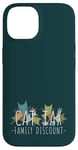 Coque pour iPhone 14 Cat Tax Family Discount! Social Media Meme Fun