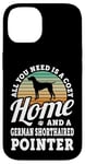 iPhone 14 Cozy Home And A German Shorthaired Pointer Dog Short Haired Case