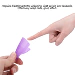 Portable Nail Polish Remover Clip Wrap Nail UV Gel Cleaning Cotton Pad Set M FST