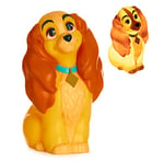 Lady and the Tramp Light - Officially Licensed Disney Home Décor, Featuring Lady, American Cocker Spaniel Shaped Lamp, Gift for Disney Fans, 17cm (6.7in) | Paladone