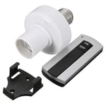 Aiducho - E27 220v Télécommande Sans Fil Lampe De Lumière Ampoule Porte-Capuchon Douille Commutateur