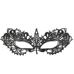 Lace Hollow Naamiaisnaamio Seksikäs Naisten Cosplay Prom Party Rekvisiitta Puku Halloween Cat Night Club Prinsessa Queen Blind Eye