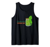 Just Dill With It Funny Pickle Jar Saying Tank Top