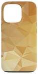 Coque pour iPhone 13 Pro Simple Abstrait Jaune Abstrait Triangle