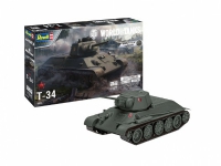 Revell Plastic model Tank T-34 World of Tanks