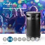 Sono portable sur Batterie Bluetooth amplifiée mobile multimédia / USB | IPX5 LED RGB -TWS AUX 3.5 ENTREE MICRO