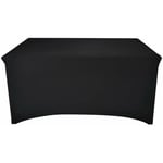 Werka Pro - Housse nappe pour table pliante 240cm Noire