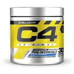 C4 Cellucor Original Pre-Workout Icy Blue Raspberry 30 Servings Brand New UK Stk