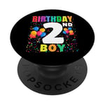 Ballon pour garçon de 2 ans It's My 2nd Birthday PopSockets PopGrip Adhésif