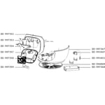 Moulinex - Corps inférieur (repère SS-997367) cookeo (SS-997367) Cuiseur vapeur