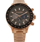 SWAN & Edgar Rose Gold Tone Chronograph TACHYMETER Sports Automatic Watch SE0035