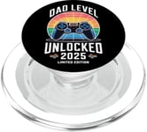 Dad Level Unlocked 2025 Édition limitée Gamer Dad Design PopSockets PopGrip pour MagSafe