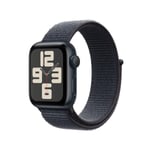 Apple Watch SE 40mm Midnatt med Blekk Sport Loop