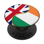 Ireland Flag England Irish British United Kingdom Britain UK PopSockets Swappable PopGrip