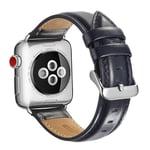 Crazy Horse Apple Watch Series 4 40mm klockarmband i koskinn - Blå