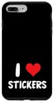 iPhone 7 Plus/8 Plus I Love Stickers - Heart - Art Artist Journal Journaling Case