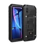 Coque pour Apple iPhone XR en Noir Housse de protection Étui Protection robuste à 360° avec protection d'écran Outdoor Heavy Duty résistant aux chocs - Neuf