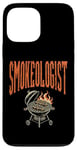 Coque pour iPhone 13 Pro Max Smokeologist Griller Grill Cook BBQ Grill Grill Barbecue