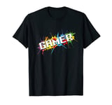 Gamer Colorful Virtual Reality Video Games Player Game PC T-Shirt