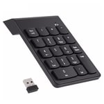 Pavé Numérique Sans Fil pour MAC APPLE PC Clavier USB Chiffres 18 touches Pile (NOIR) - Neuf