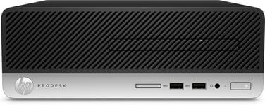 HP ProDesk 400 G5 DDR4-SDRAM i3-8100 SFF 8th gen Intel® Core™ i3 4 GB 500 GB HDD Windows 10 Pro PC Black, Silver