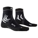 X-Socks Mens Bike Pro 4.0, Opal Black/arctic White, 44 EU