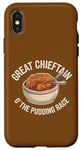 Coque pour iPhone X/XS HAGGIS : Robbie Burns, grand chef de la race des puddings